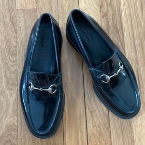 Gucci Horsebit Rubber Loafers sz 8